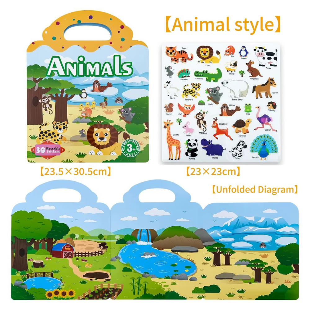 Reusable Sticker Activity Book