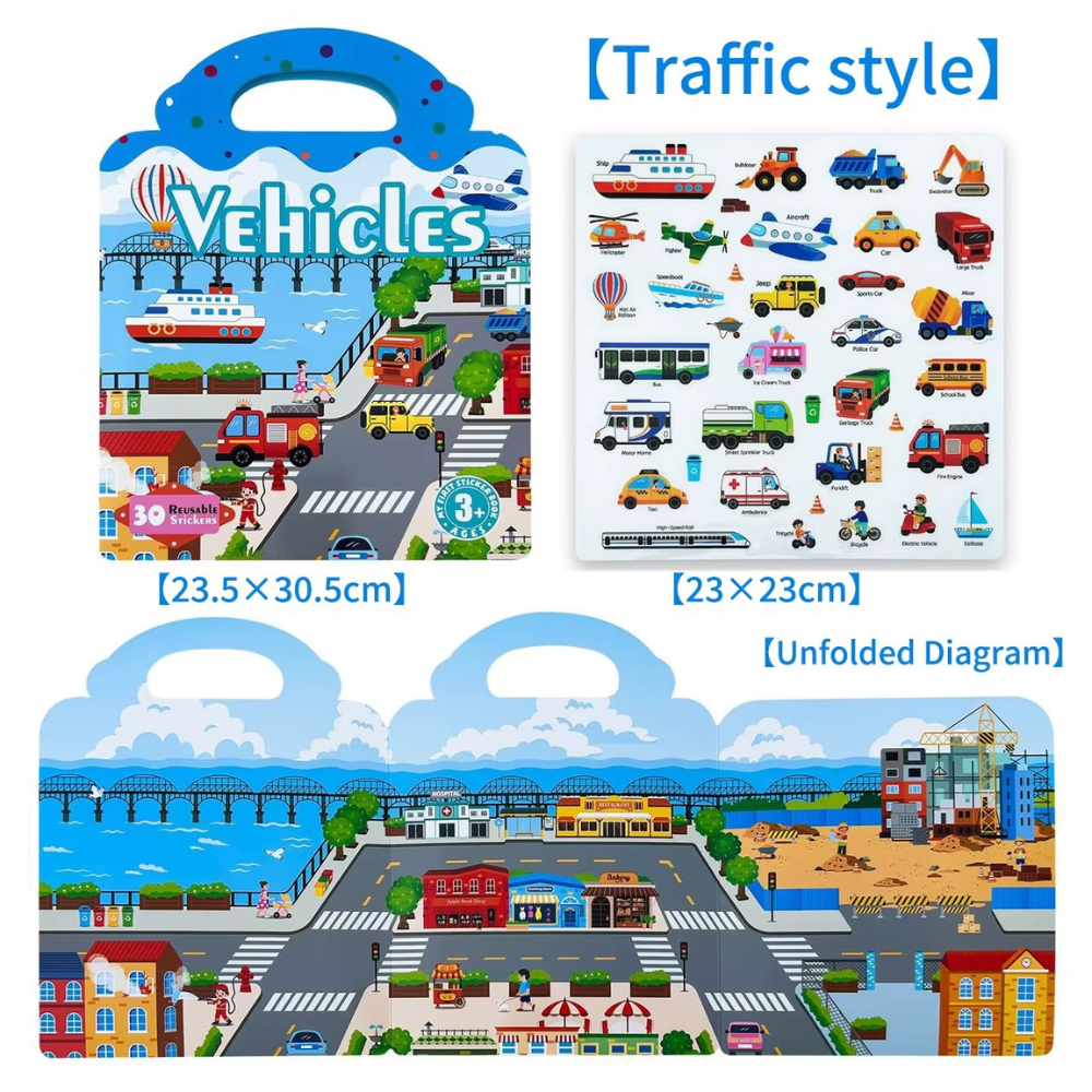 Reusable Sticker Activity Book