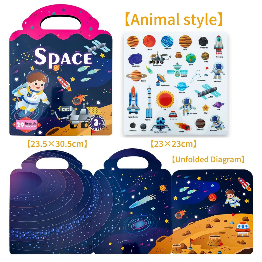 Reusable Sticker Activity Book