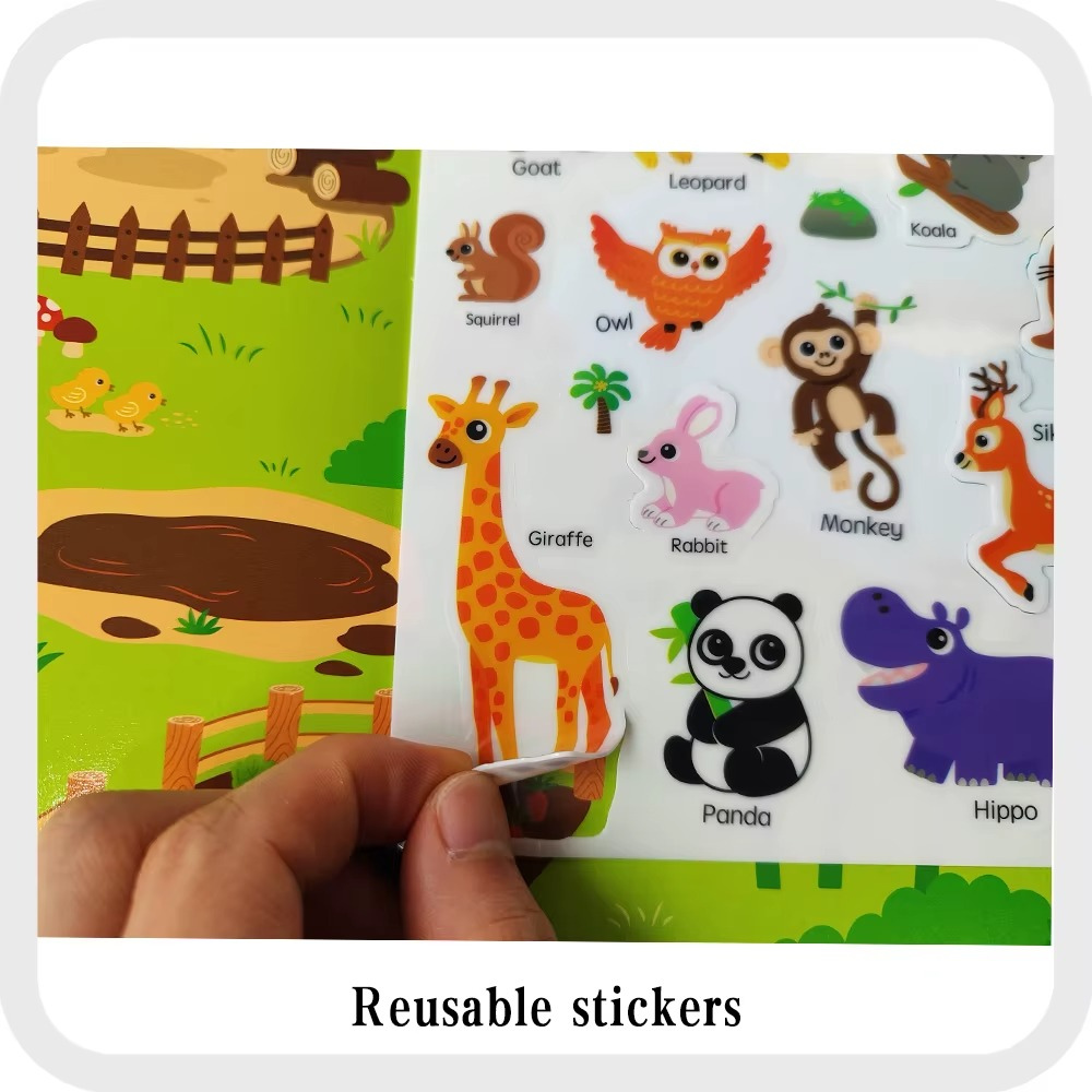 Reusable Sticker Activity Book