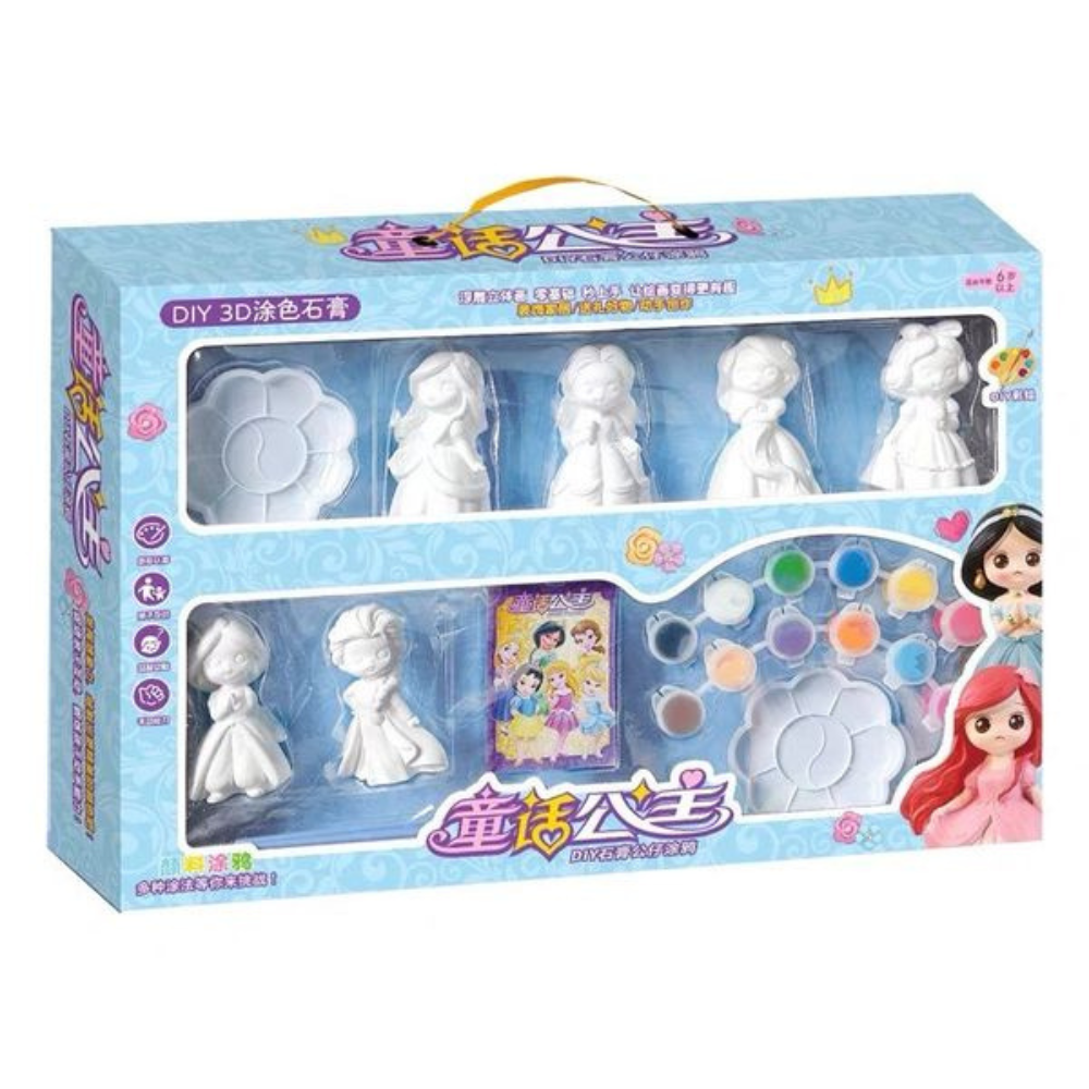 DIY 3D Paint & Decor Figurine Set